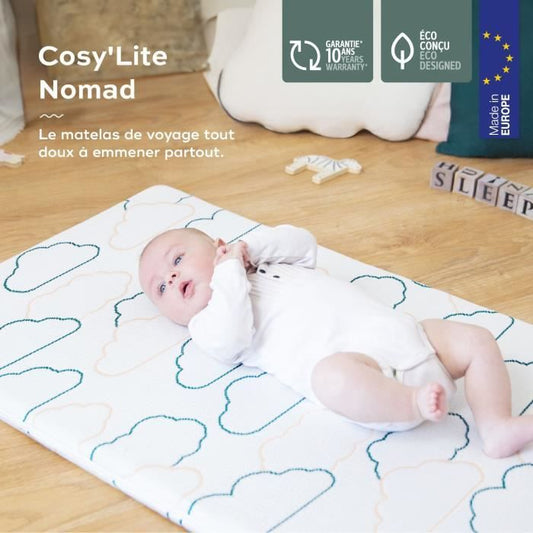Babymoov Cosy'Lite Nomad travel mattress 60x120cm, universal size, oeko-Tex certified and recycled