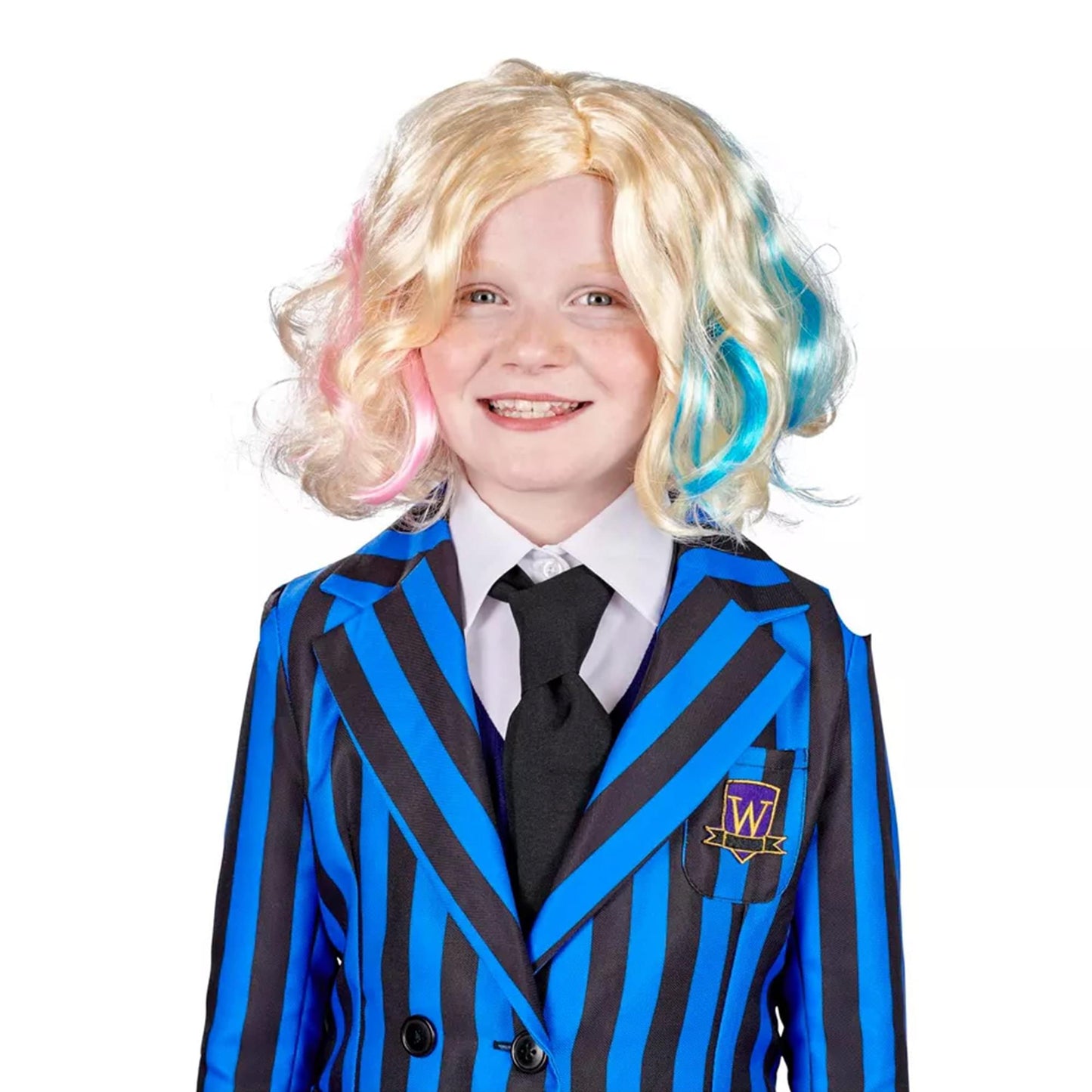 Gothic Girls Friend Blonde Child Costume Wig