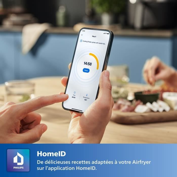 PHILIPS AirFryer NA120/00 Oil-Free Fryer - 4.2L Capacity - 12 Cooking Programs - 1500W