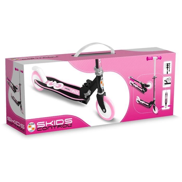 Foldable scooter - STAMP - SKIDS CONTROL - Ergonomic deck - Pink