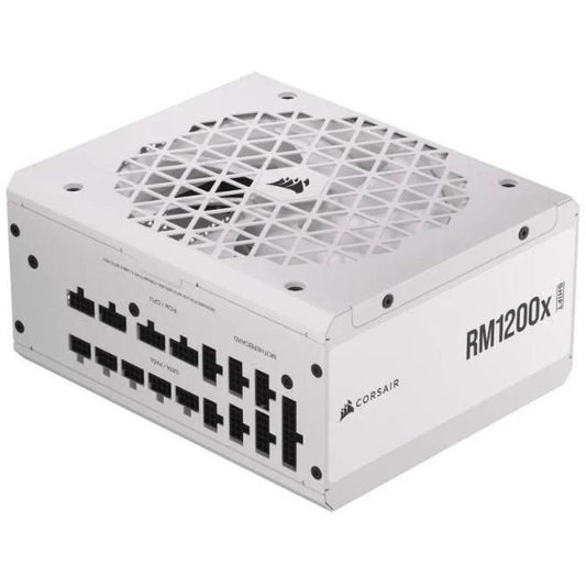 CORSAIR - Power supply - RM1200x Shift White Cybenetics - Fully modular ATX - Gold 80 Plus certified - 1200 watts