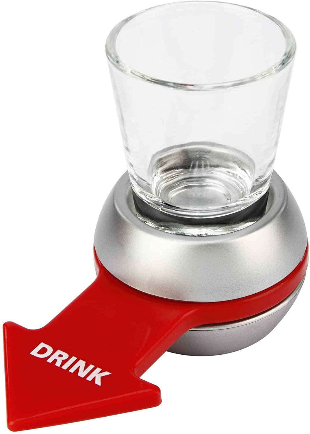 Spin the Shot | Adult Party Drinking Game | Includes 2oz Shot Glass