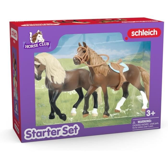 My First Peruvian Paso Horses, 2 Horse Figurines, SCHLEICH 42738 Horse Club, Ages 5 and Up