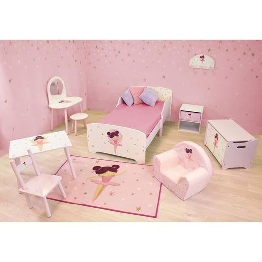 Cooff with stool - Ballerina dancer - Fun House - H.48 x L.60 x D.40 / H.27 x L.28 x D.28 cm