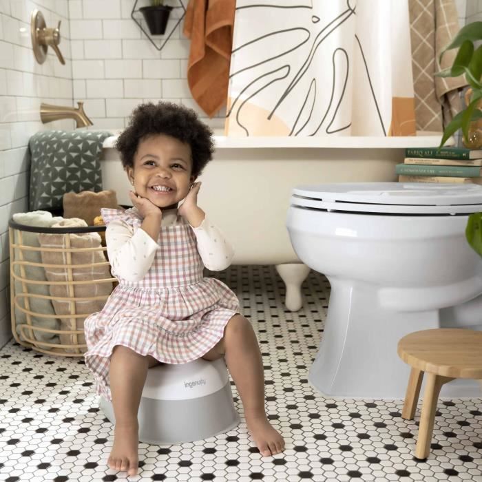 INGENUITY Potty Training Seat with Removable Bowl, Non-Slip, Ergonomic Seat