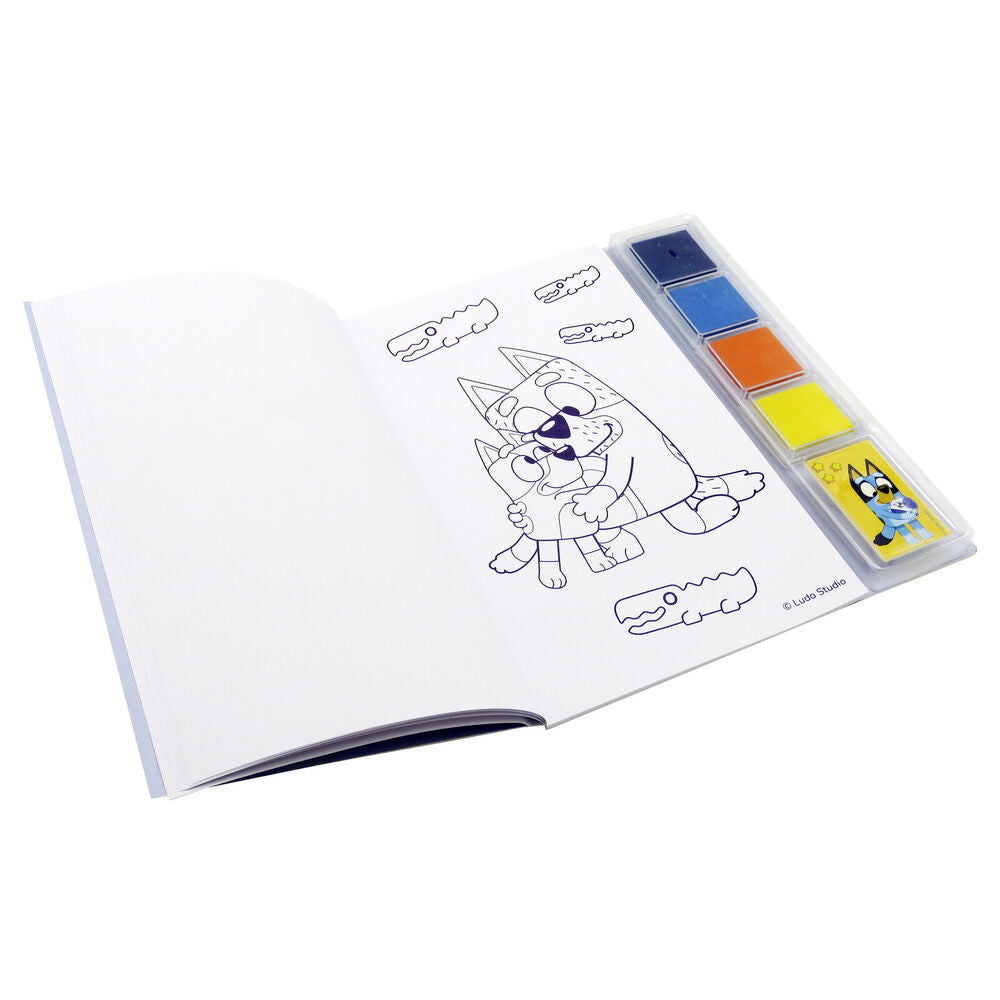 Bluey Finger painting set