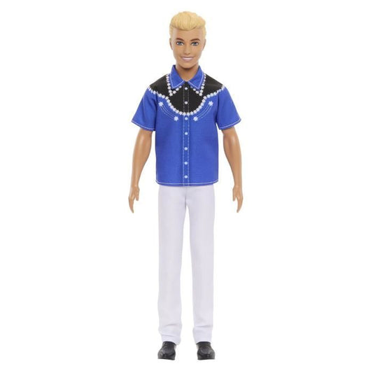 Barbie-Fashionistas-Blonde Ken doll western look HRH25