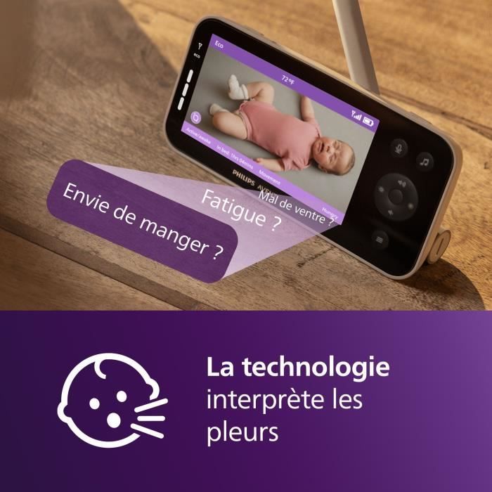 Video baby monitor - PHILIPS AVENT - Premium connected - SCD971/26