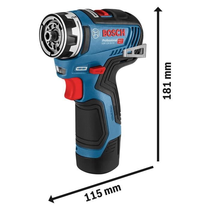 Bosch-Wireless Drill 12 V 35 Nm without battery or charger in an L-Boxx 102-GSR 12V-35 FC Professional