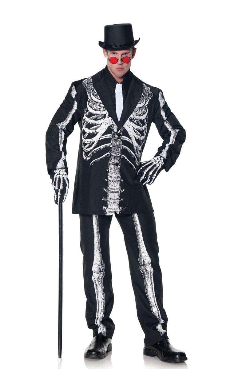 Bone Daddy Formal Skeleton Suit Costume Adult XX-Large