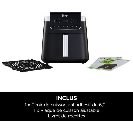 Deep Fryer - NINJA - Max AF180EU - 2000 W - Black - Variable Temperature - Timer