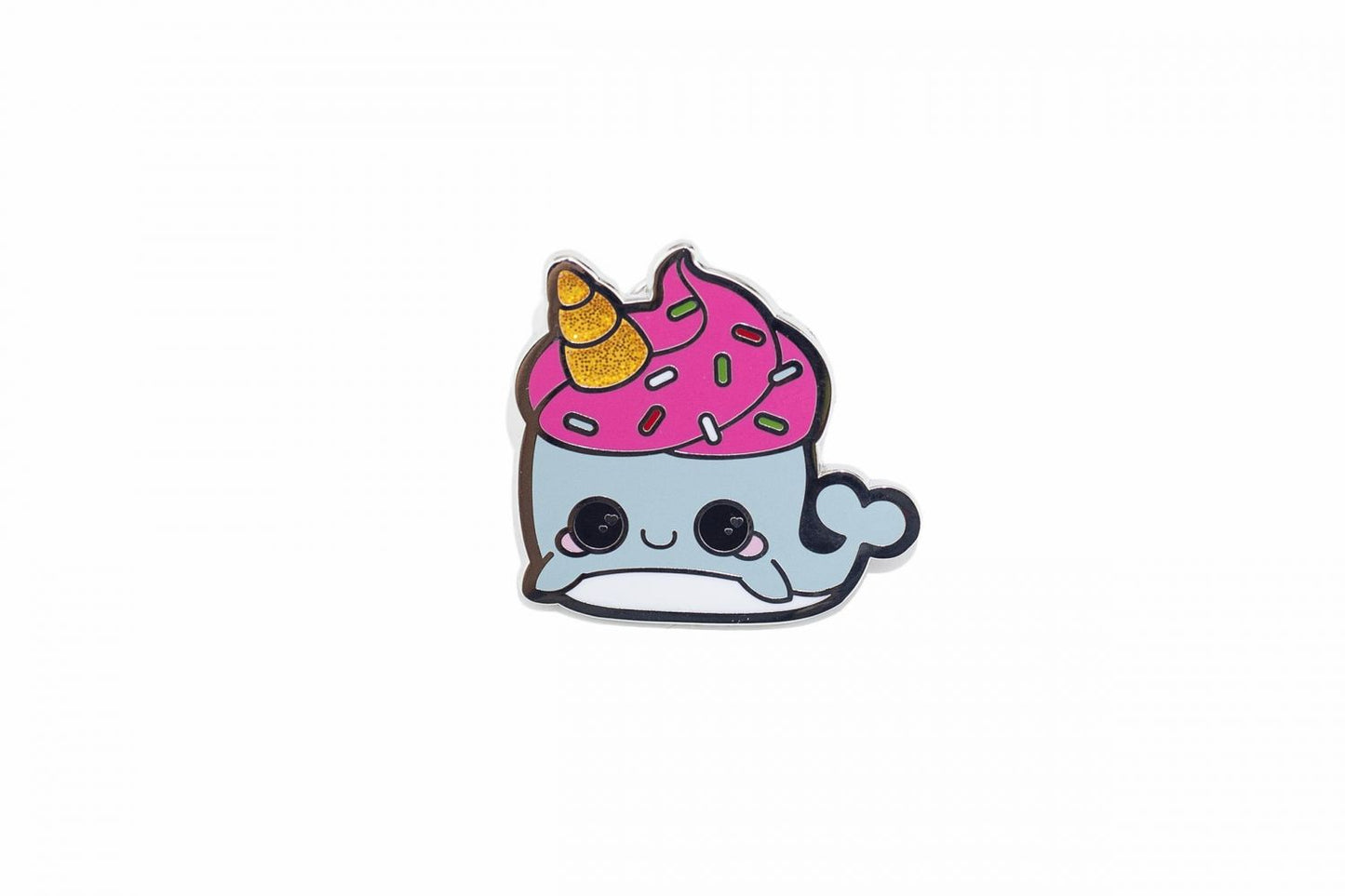 Glitter Galaxy Neddie Narwhal Soft Enamel Collector's Pin