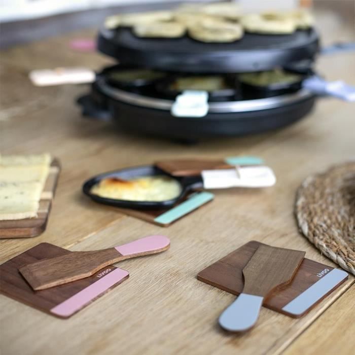 Livoo Set of 8 spatulas + 8 wooden boards - MEN427