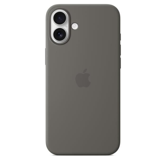 APPLE iPhone 16 Plus - Silicone Case with MagSafe - Stone Gray