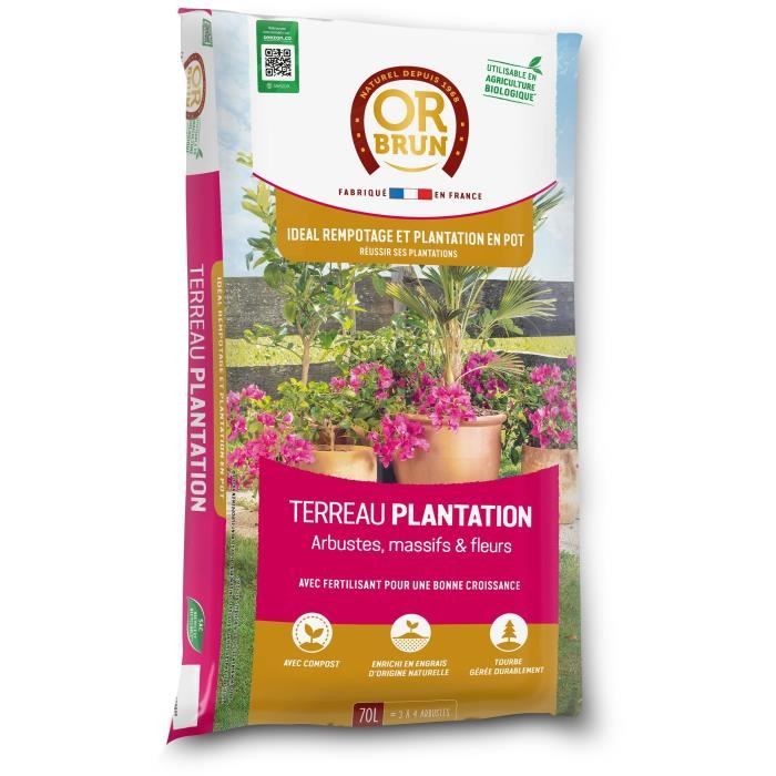 Planting soil - BROWN GOLD - OBRTPLAN70N - 70 L