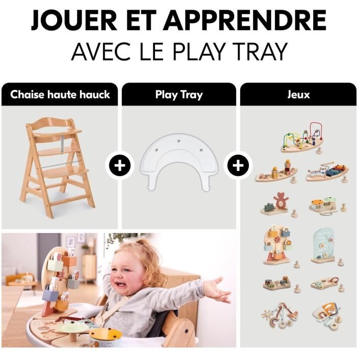 HAUCK Highchair Wood Baby Evolutive Alpha + / natural