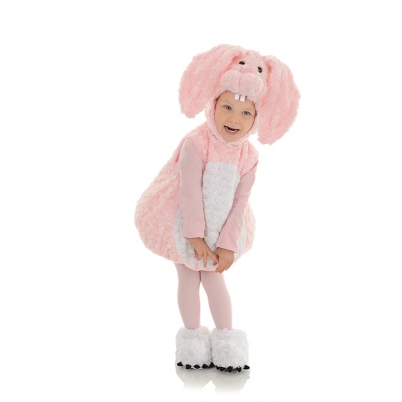 Belly Babies Pink Bunny Plush Toddler Costume M 18-24 Months