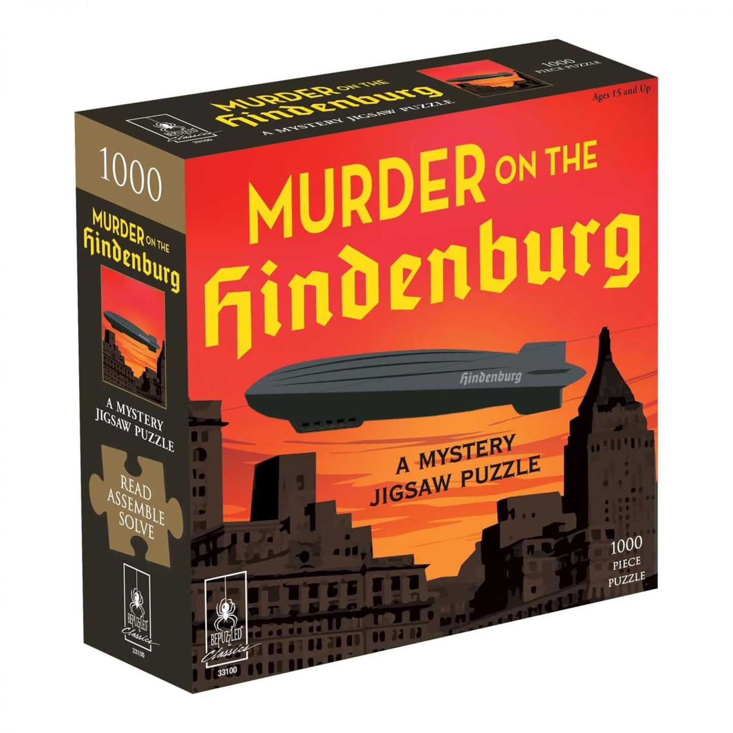 Murder on the Hindenburg 100 Piece Mystery Jigsaw Puzzle