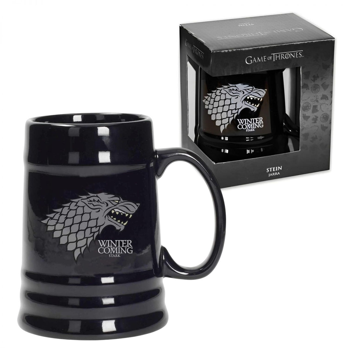 HBO Game Of Thrones House Stark Ceramic Beer Stein
