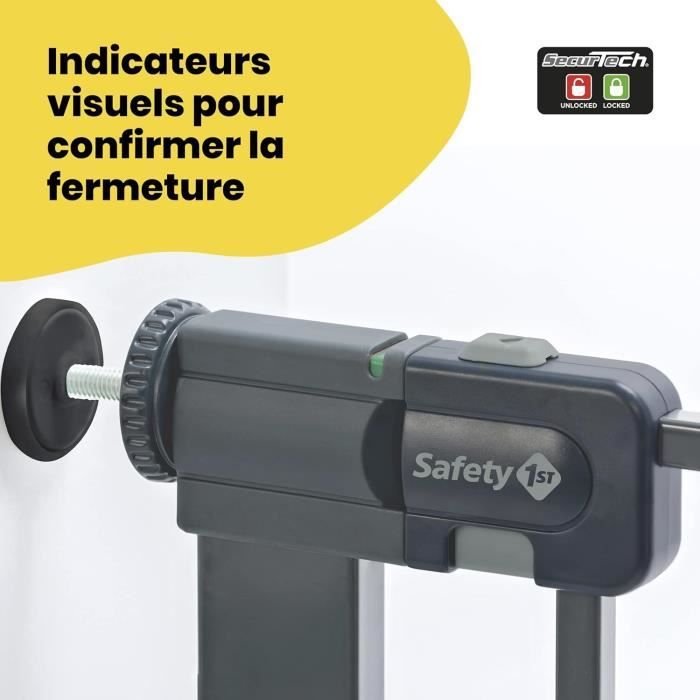 SAFETY 1St Easy Close Child Safety Barrier - Metal - Black