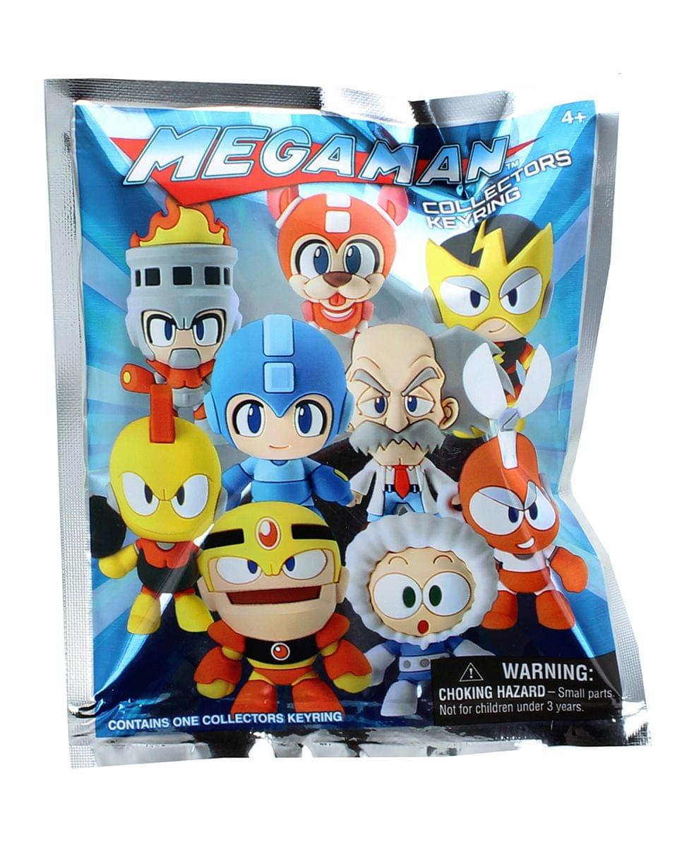 Mega Man 3D Foam Figure Keychain - One Random