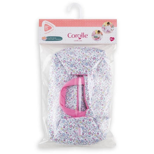 Baby doll accessories - COROLLE - Floral bassinet - for 30 cm baby doll - from 18 months