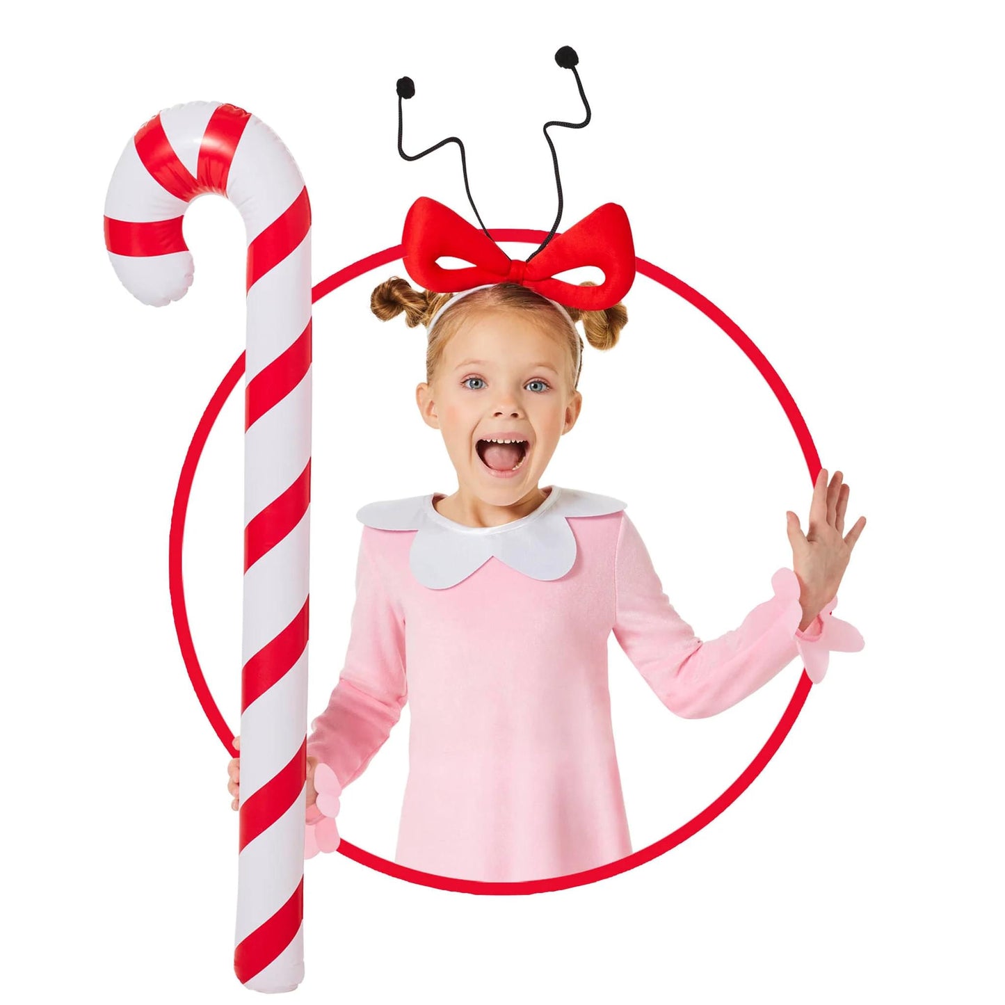 Dr. Seuss Cindy Lou Who Child Costume Kit | One Size
