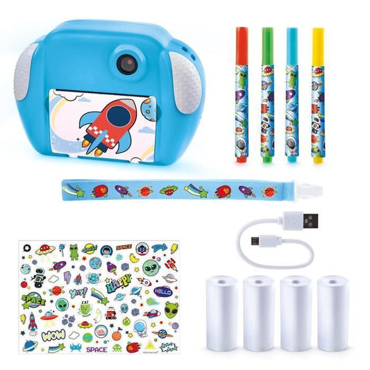 PHOTO CREATOR - Junior instant print camera - Rocket theme - CLK 011 - Canal Toys