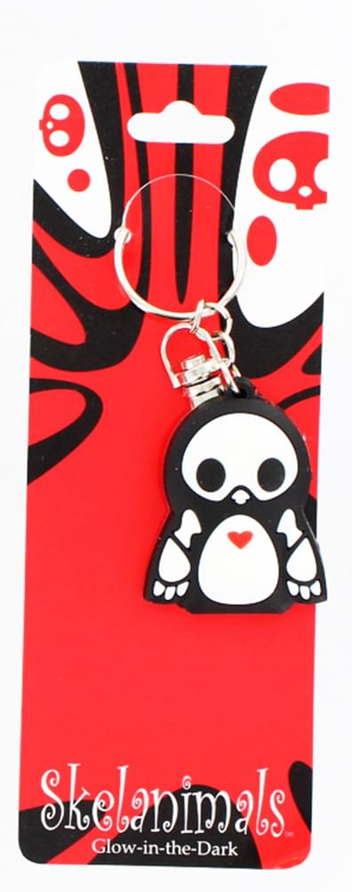 Skelanimals PVC Character Keychain: Pen The Penguin