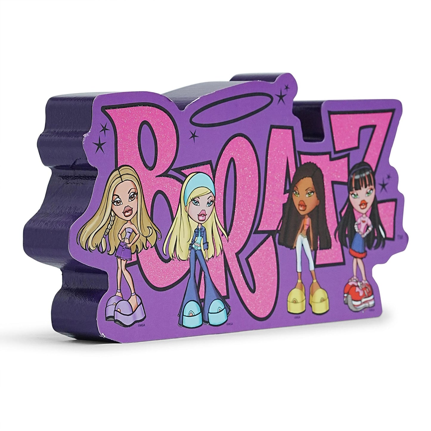 Bratz Squad Die-Cut Wooden Wall Art | 9 x 4 Inches