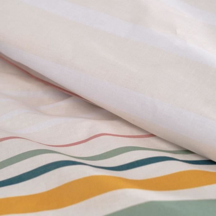 Bedding set - TODAY - Sunshine - 11.23 striped print - 2 people - 220 x 240 cm - 100% Cotton 57 threads