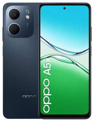 OPPO A5x 4+128GB 6.67" 4G Black Blue DS OPT