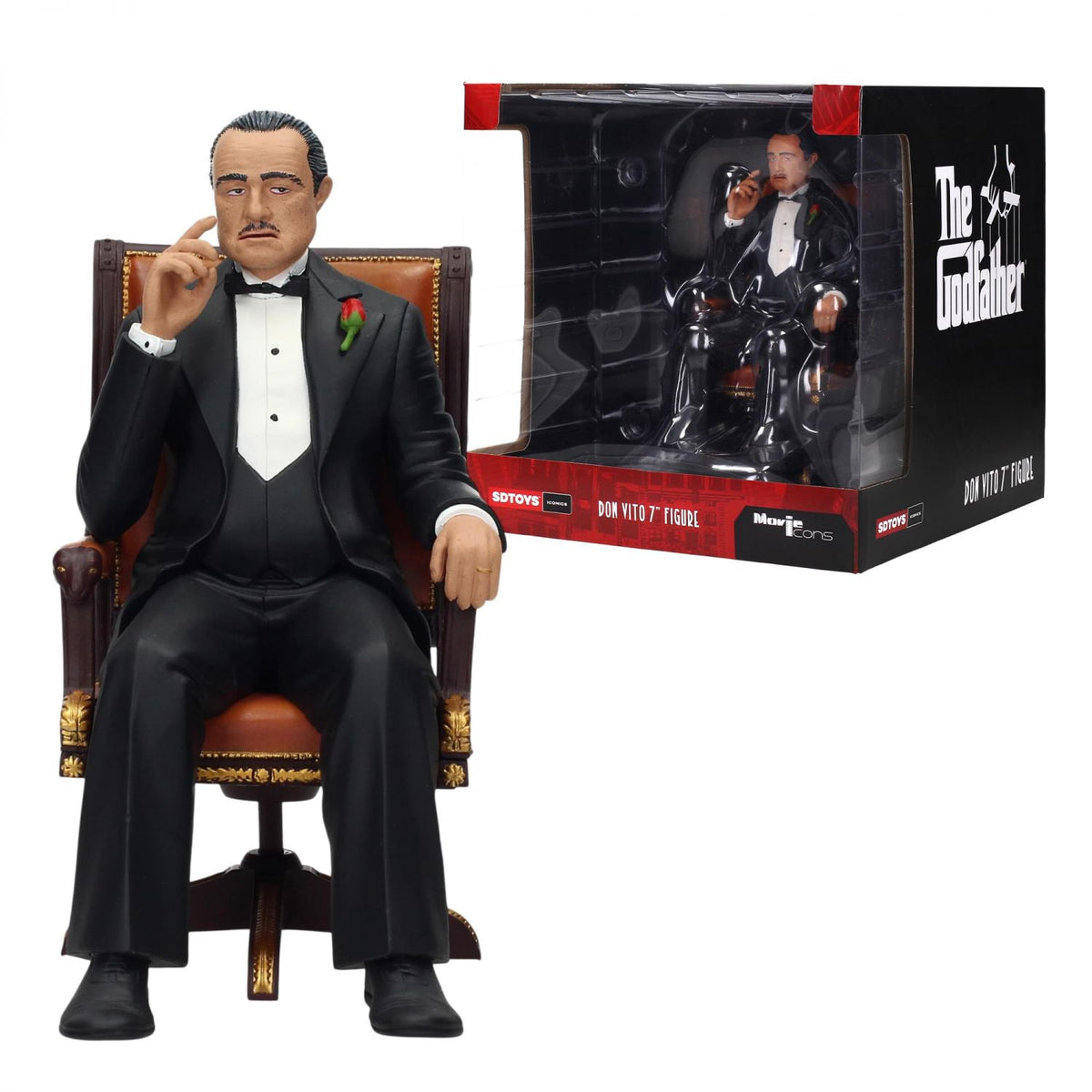The Godfather 6-Inch Don Vito Corleone Collectible Figure