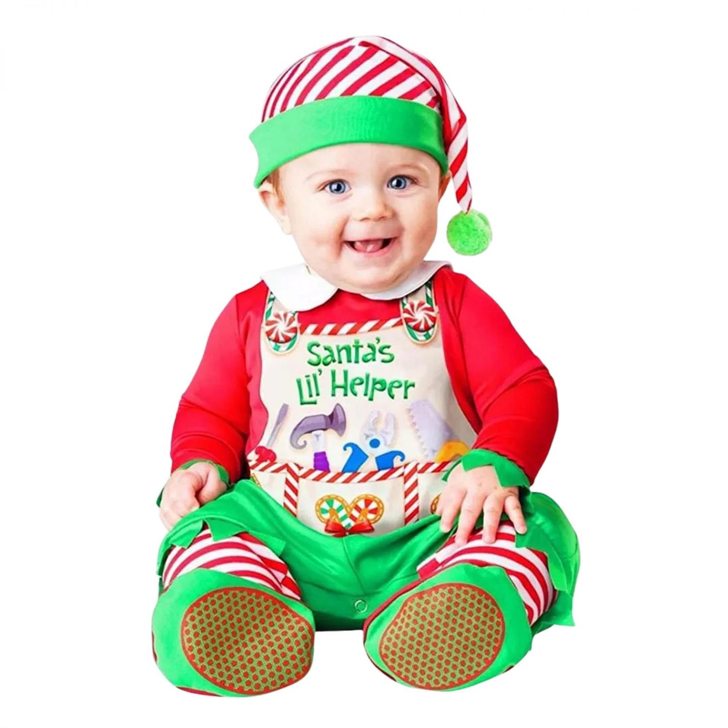 Santa's Lil' Helper Infant Costume: 12-18 Months