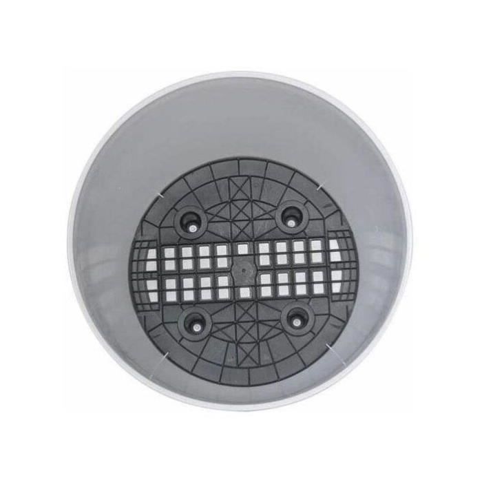 RIVIERA EVA NEW round flower box - Plastic - Diameter 36 cm - Blue