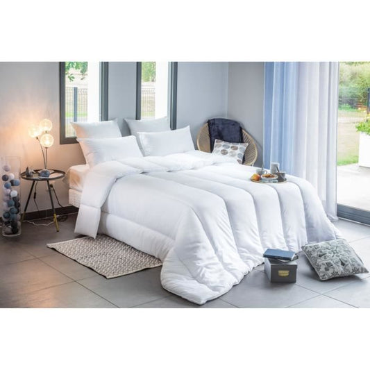 Anti-mite temperate duvet - 300 gr/m² - BLANREVE - 260 x 240 cm - White