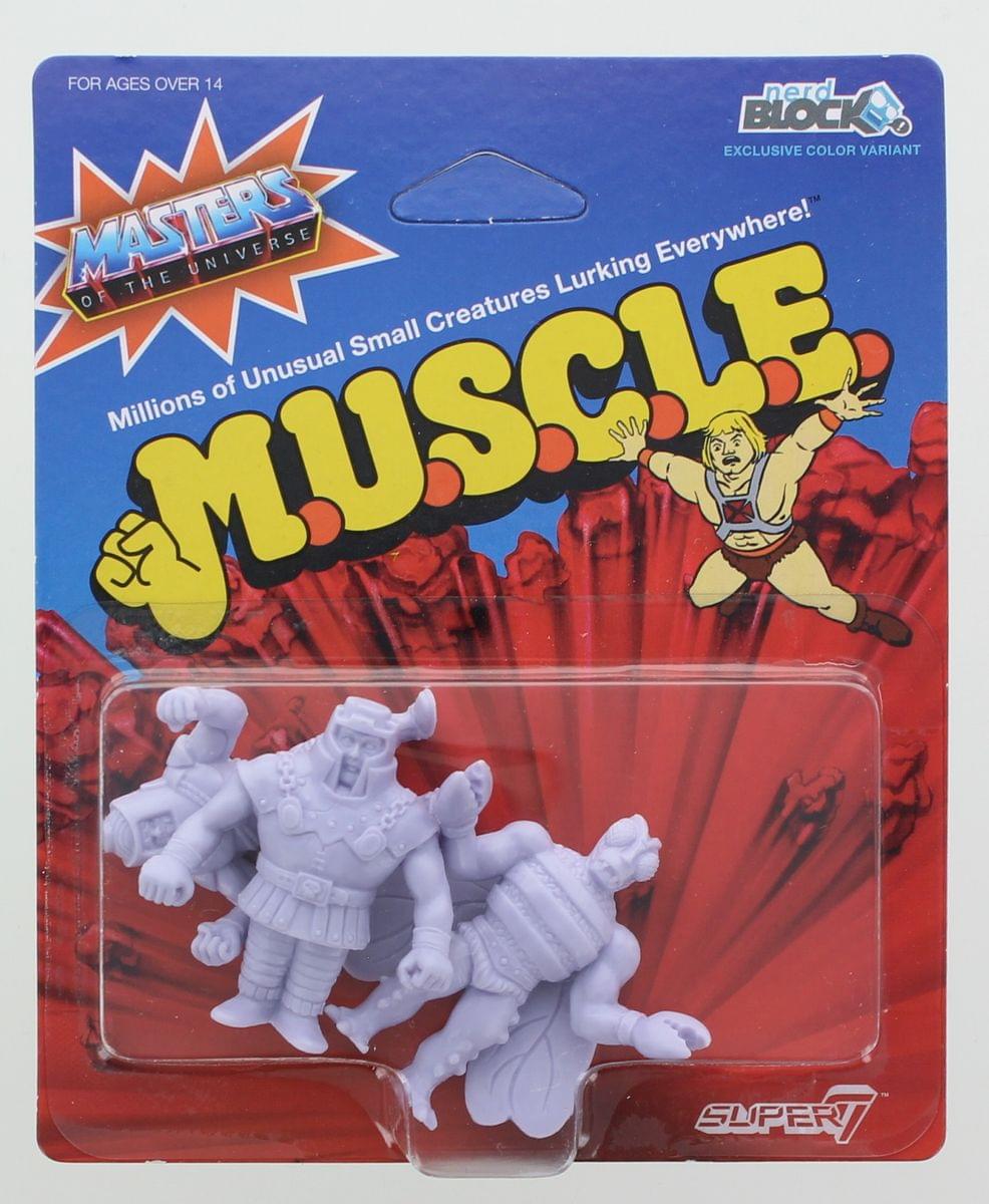 Masters of the Universe M.U.S.C.L.E. 3-Pack: Ram Man, Man-E-Faces, Buzz Off