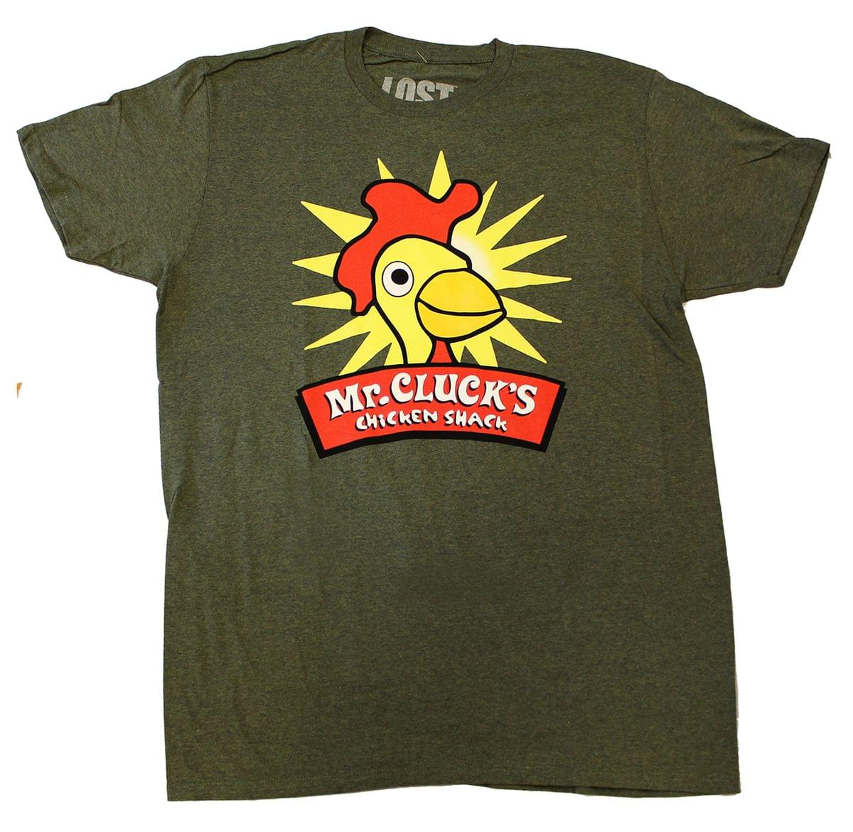 Lost "Mr. Cluck's Chicken" Men's Green T-Shirt - Medium