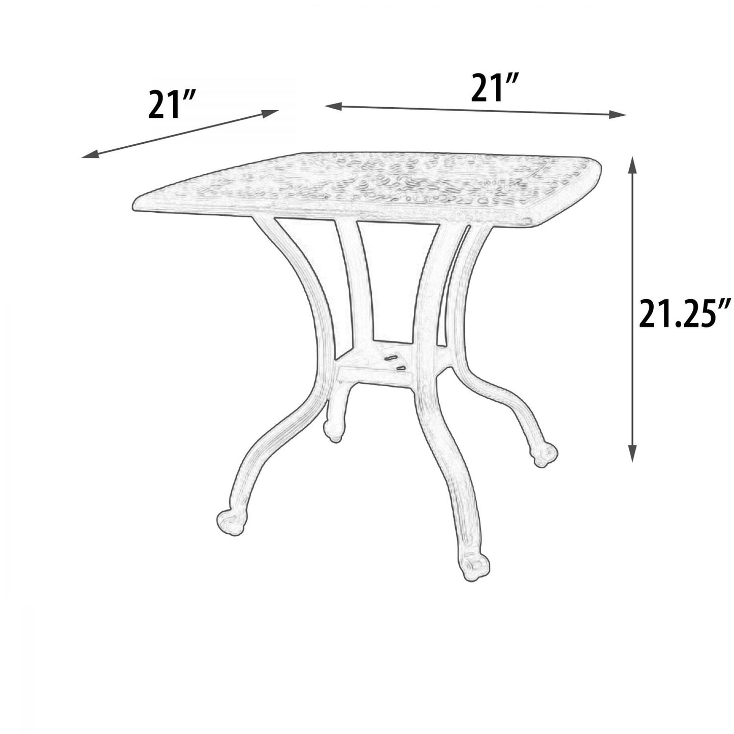 Grand Bonaire Weave Outdoor Side Table
