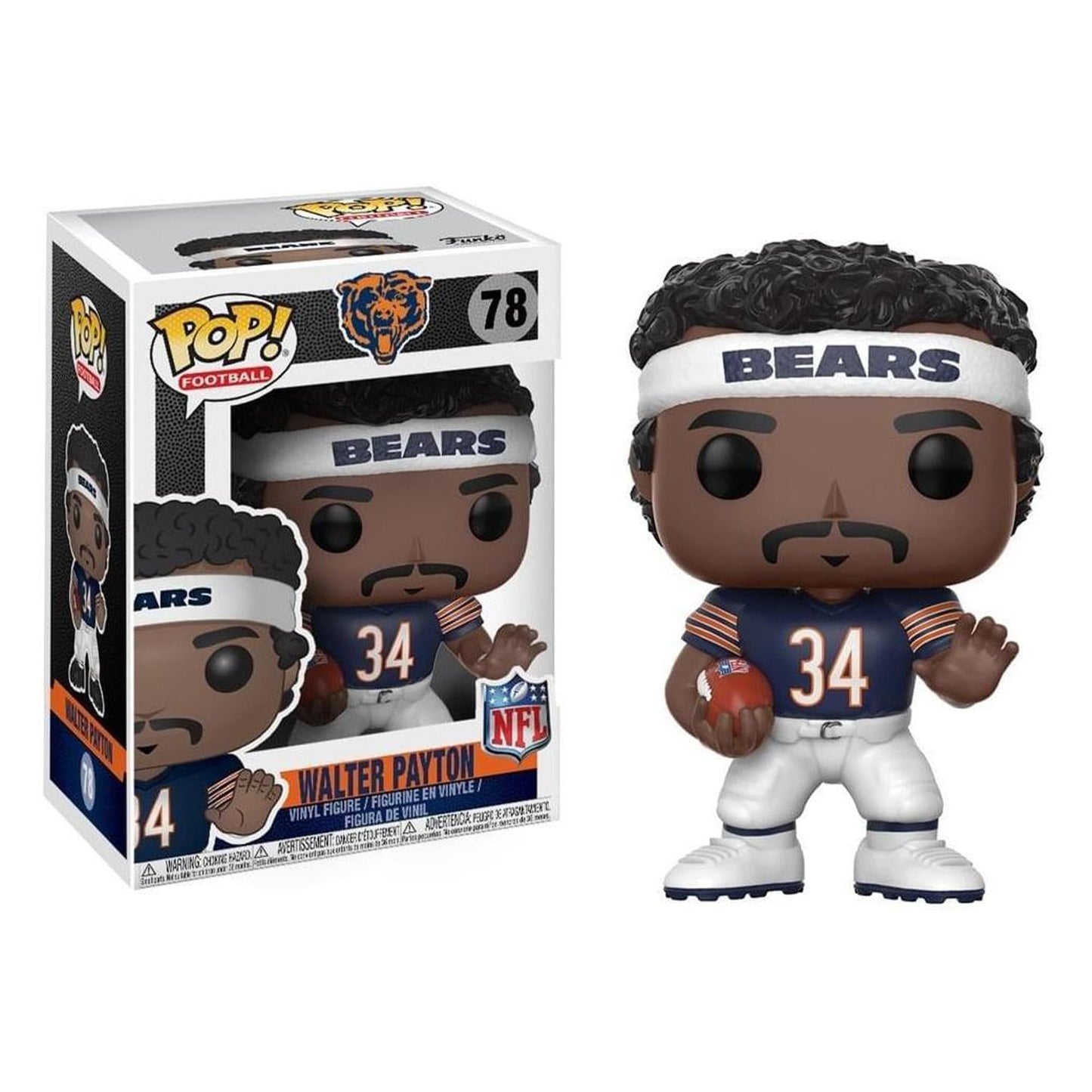 Chicago Bears NFL POP Vinyl Figure: Walter Payton (Home)