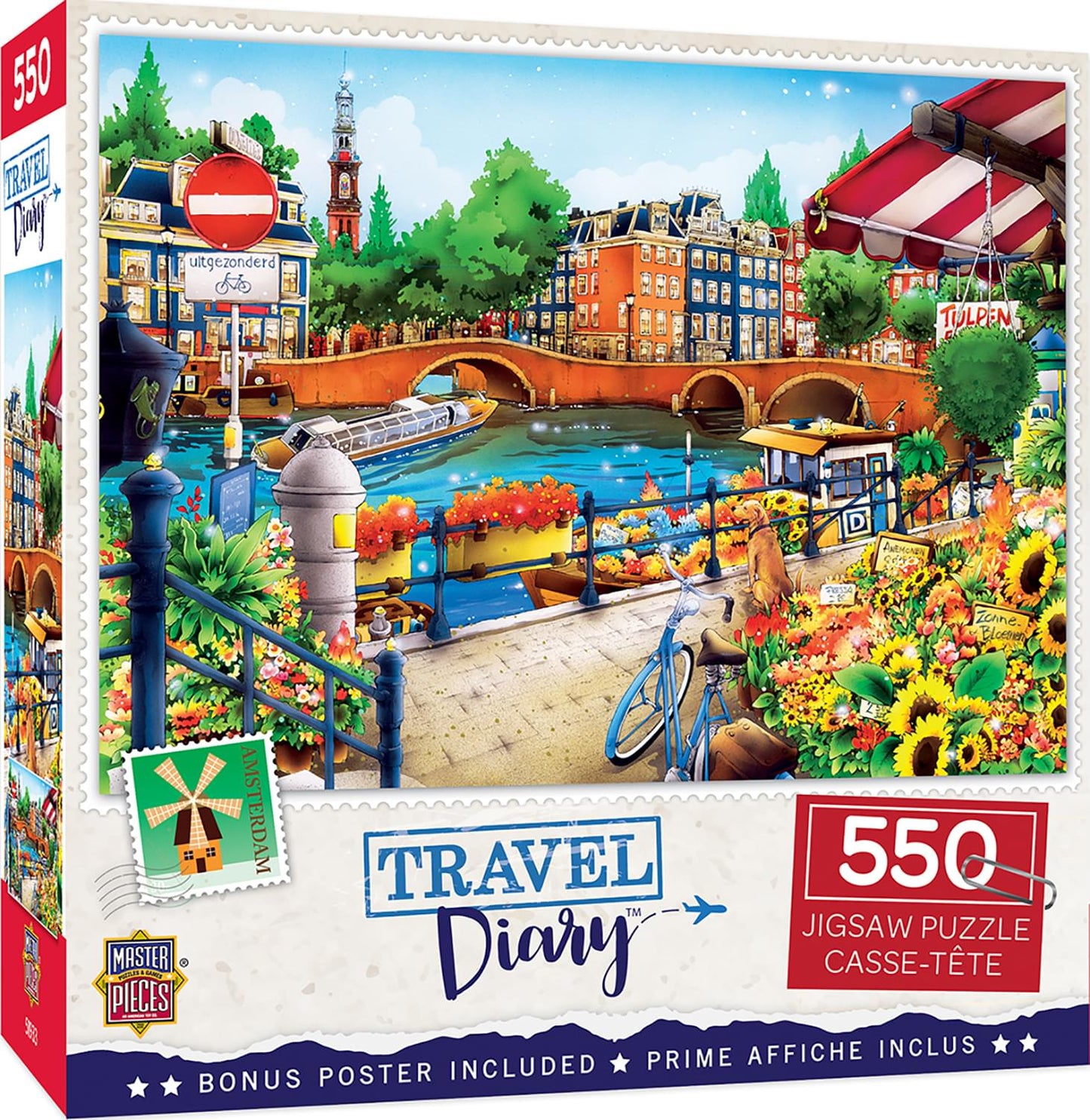 Amsterdam 550 Piece Jigsaw Puzzle