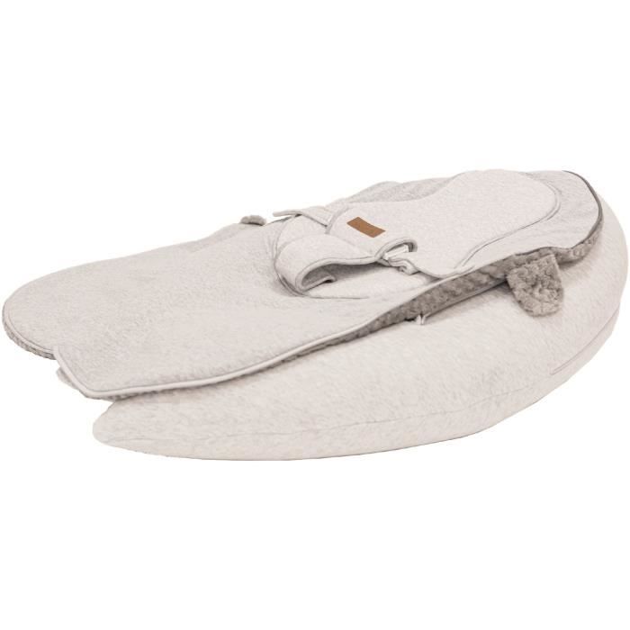 Domiva NOVA multifunctional breastfeeding cushion - 202 cm - 4 in 1 - Soft nova - Pearl