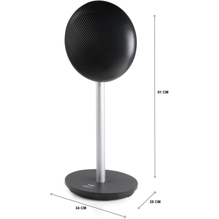 Turbo ceramic floor heater - 2000 W - DOMO - DO7349H - 34 x 28 x 81 cm - Black