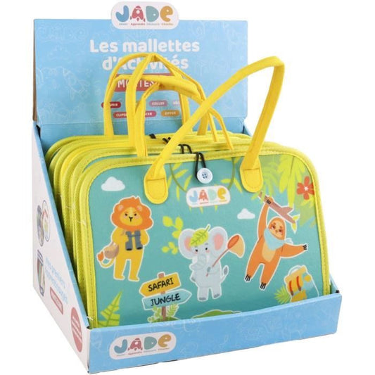 Activity Pouch - Montessori - JADE - Educational Game - Travel - Sensory - Game for Children - French Design