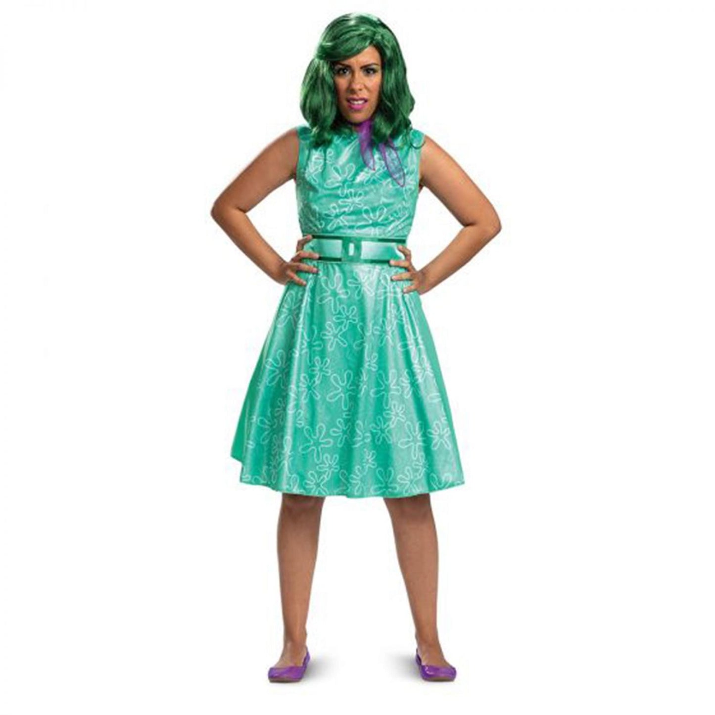 Disney Inside Out Disgust Classic Adult Costume | S (4-6)