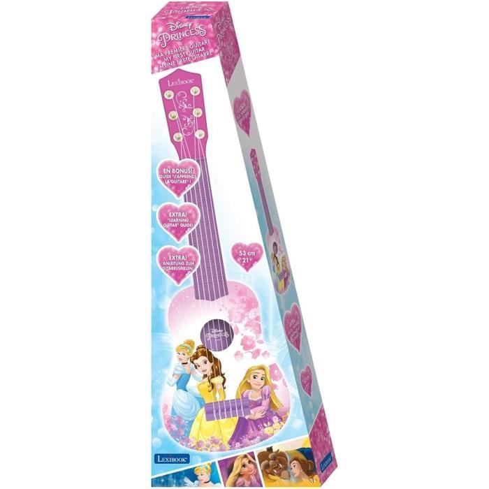 LEXIBOOK - DISNEY PRINCESSES - Children's Acoustic Guitar - Height 53 cm