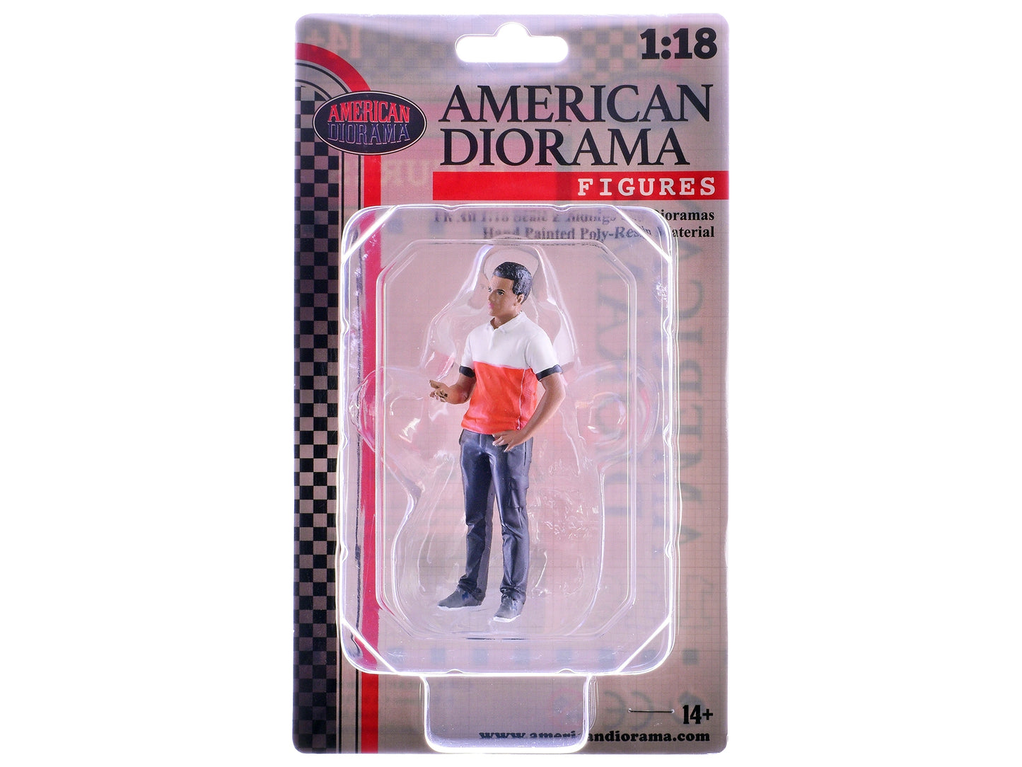 "Race Crew" Figure #4 for 1/18 scale models by American Diorama