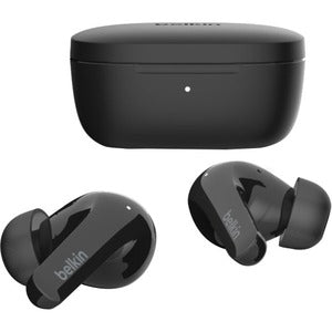 True wireless earbuds black