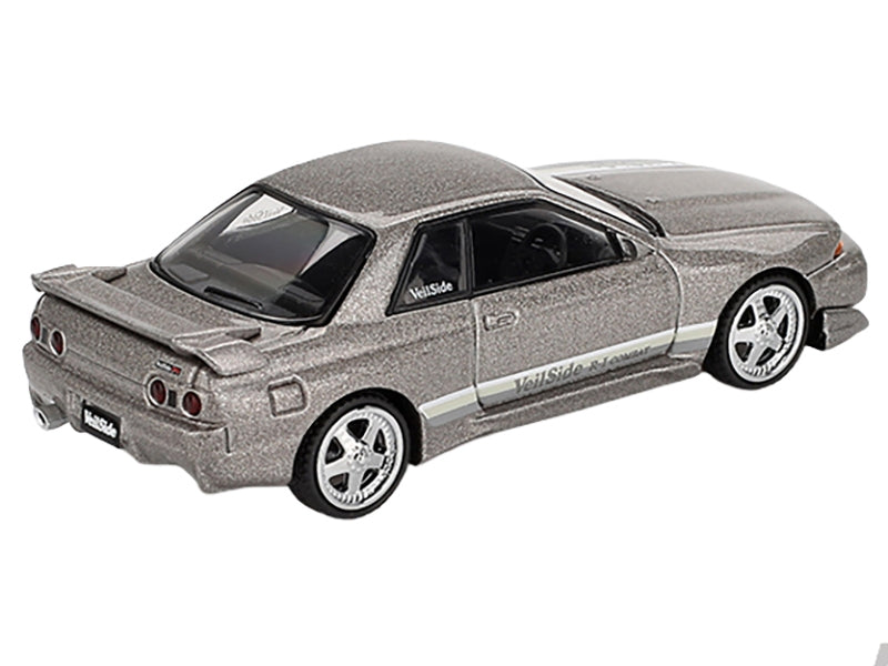 Nissan Skyline GT-R (R32) RHD (Right Hand Drive) "Veilside Combat C-I" Gray Metallic Limited Edition 1/64 Diecast Model Car by Mini GT