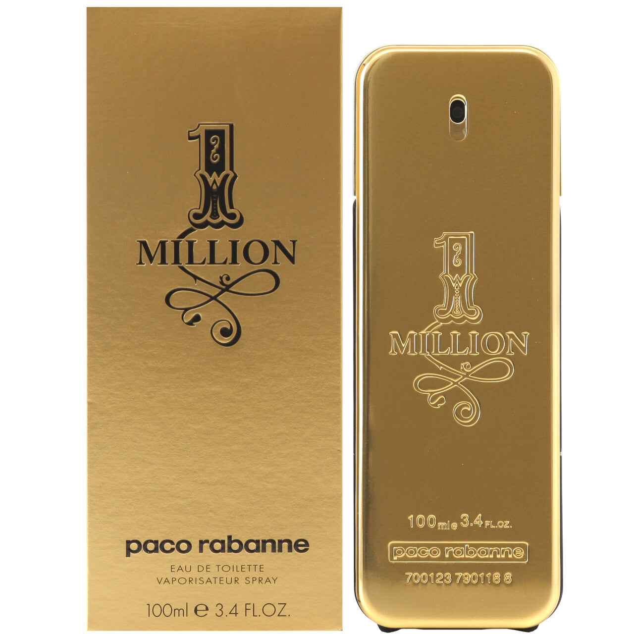 Paco rabanne one million 3.4 eau de toilette spray for men